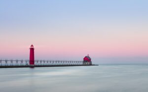 Fine Art Print - "Grand Haven Lighthouse at Sunrise"
