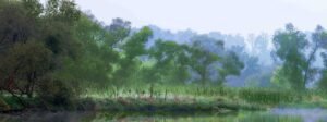 Panorama Fine Art Print - "Beginning of Geist Reservoir "